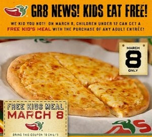 kids eat free chilis