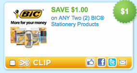 BIC Coupon