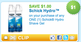 Schick Hydro Coupon