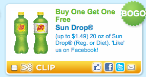 Sun Drop Soda Coupon