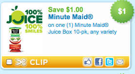 Minute Maid Juice Coupon