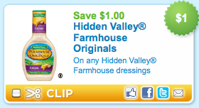 Hidden Valley Ranch Coupon