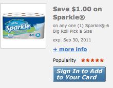 Sparkle Paper Towel Coupon