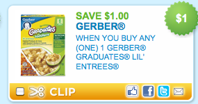 gerber graduates lil entree coupon