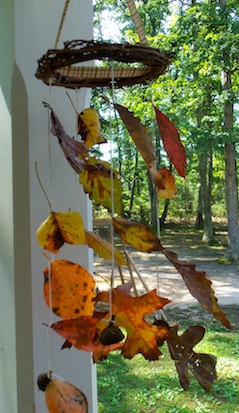 Hanging Fall Leaves Craft