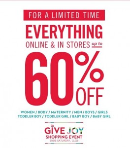 GAP 60% Off