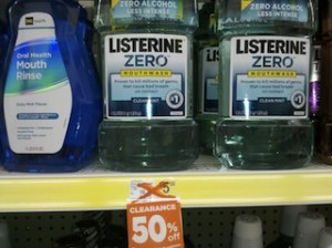 Listerine clearance