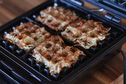 waffle iron hashbrowns