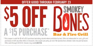 Smokey bones coupon