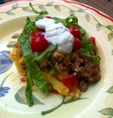 Taco-Polenta-Bake