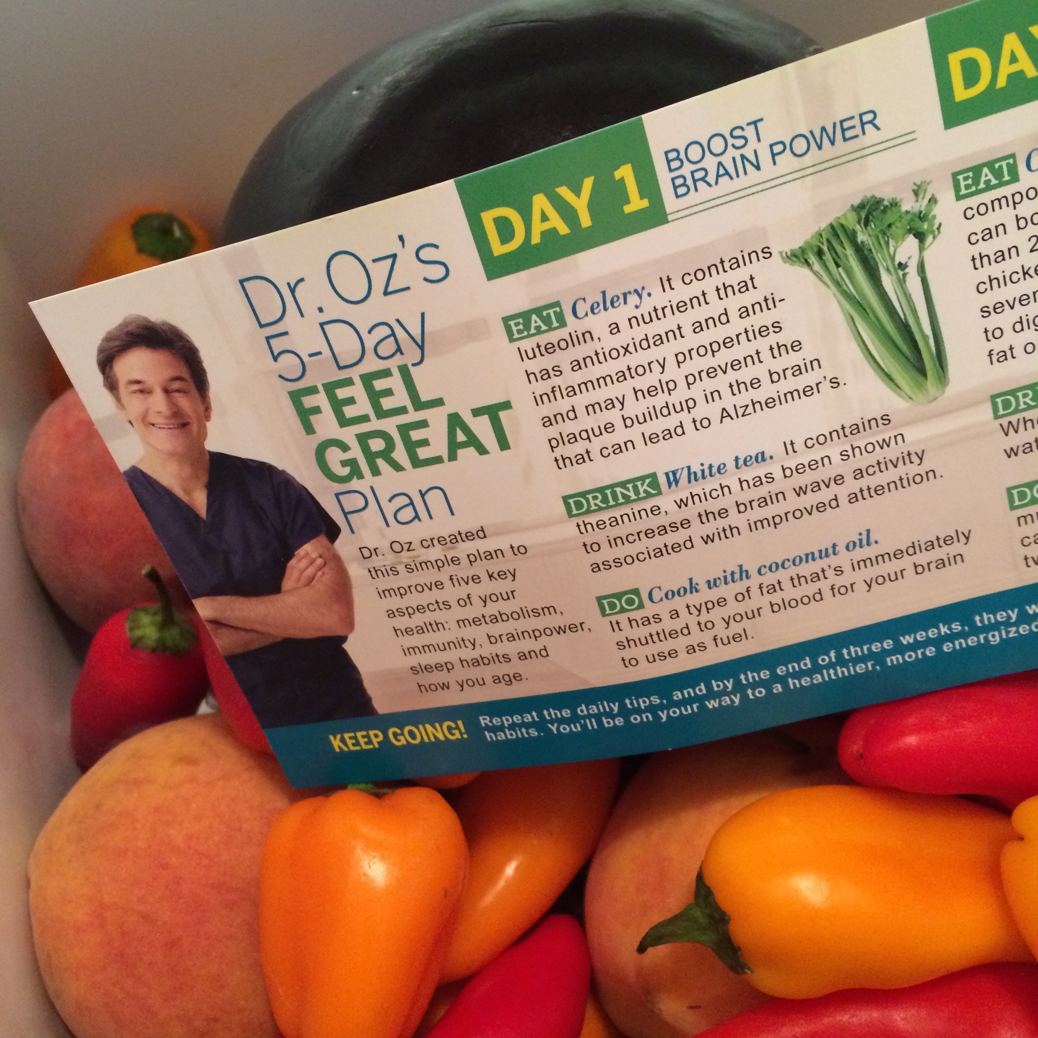 Dr Oz s 5 Day Feel Great Plan How To Have It All